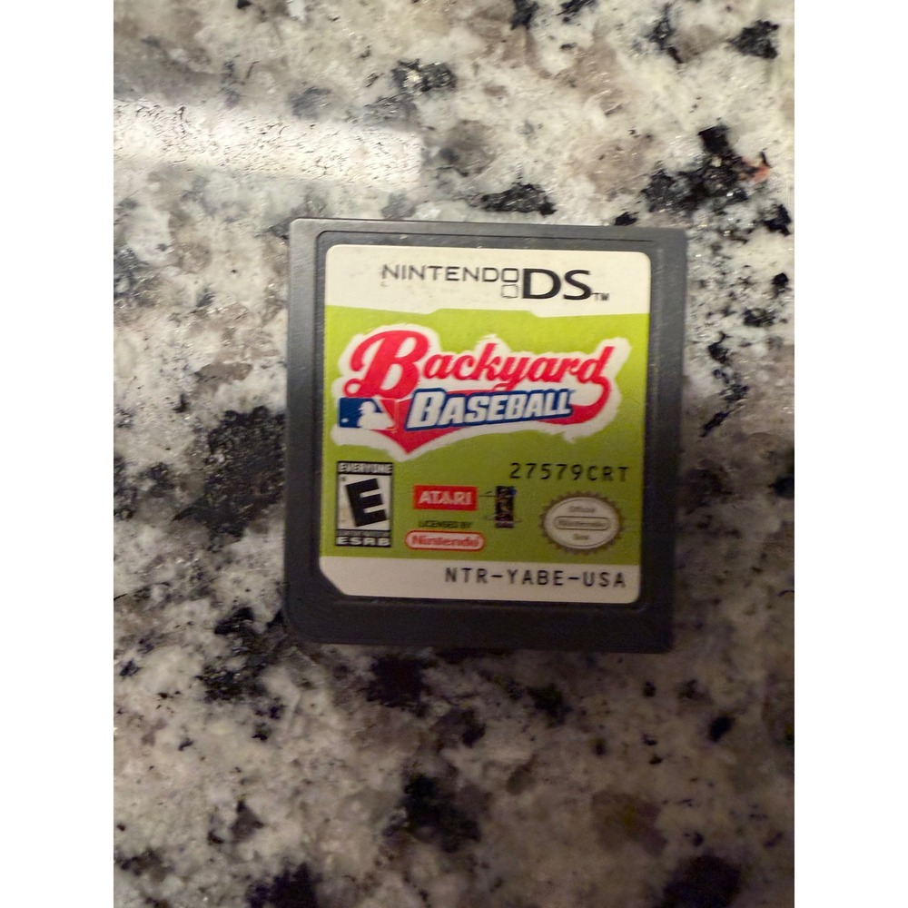 Nintendo DS Backyard Baseball Game Cartridge NTR-YABE-USA Atari MLB Sports‎